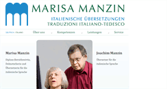 Desktop Screenshot of manzin.de