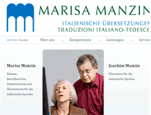Tablet Screenshot of manzin.de